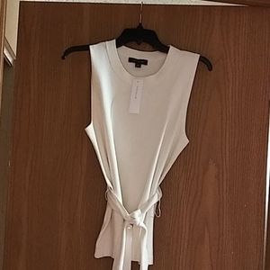 Cream color sleeveless top